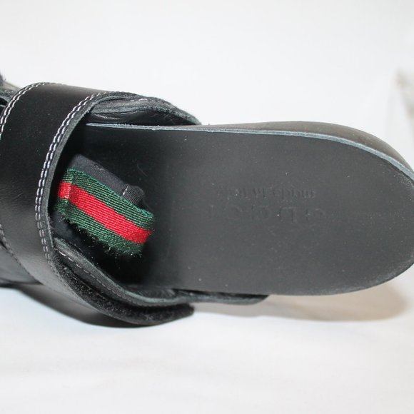 Authentic Gucci Hi-Top Combat Style Sneakers Sport Shoes - Picture 6 of 11